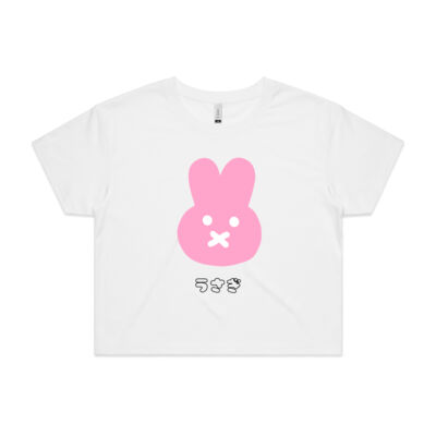 Pink rabbit Japanese name T shirt  Thumbnail